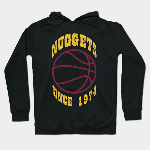 NUGGETS SINCE 1974_Texture_Vintage Hoodie by tioooo